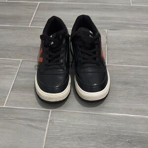 Black and Orange Men's Sneakers